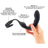 Dorcel Cockring Plug Vibrant  P-Ring Dorcel 9 x 3.7cm